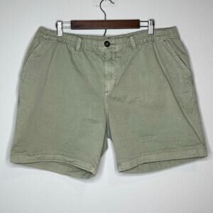 Chubbies Men’s Elastic Waist Shorts Size XXL Olive Green Casual Lounge Shorts